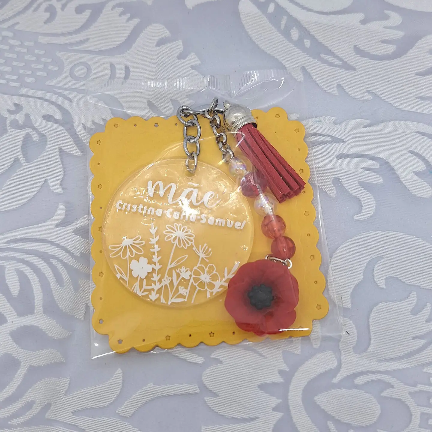 Porta Chaves Mãe Personalizado Nomes dos Filhos 4