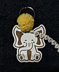 Porta‑Chaves Animal Fofinho - Elefante - Personalizado com Nome - Thumbnail 2