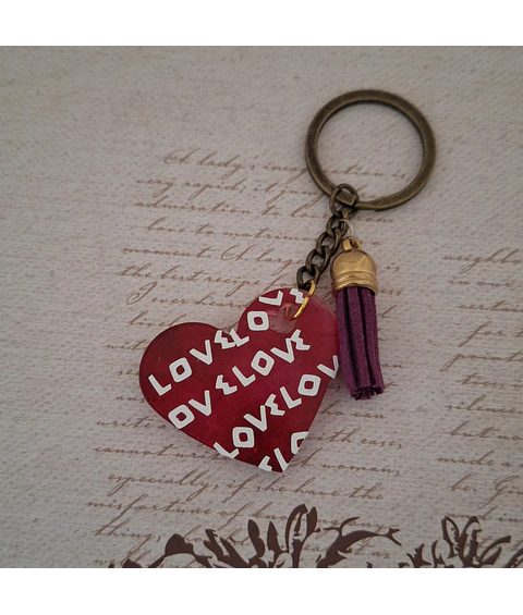 Porta Chaves edição "Love" Vermelho