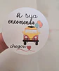 Pack  — Etiqueta Autocolante A Sua Encomenda Chegou | 5cm - Thumbnail 2