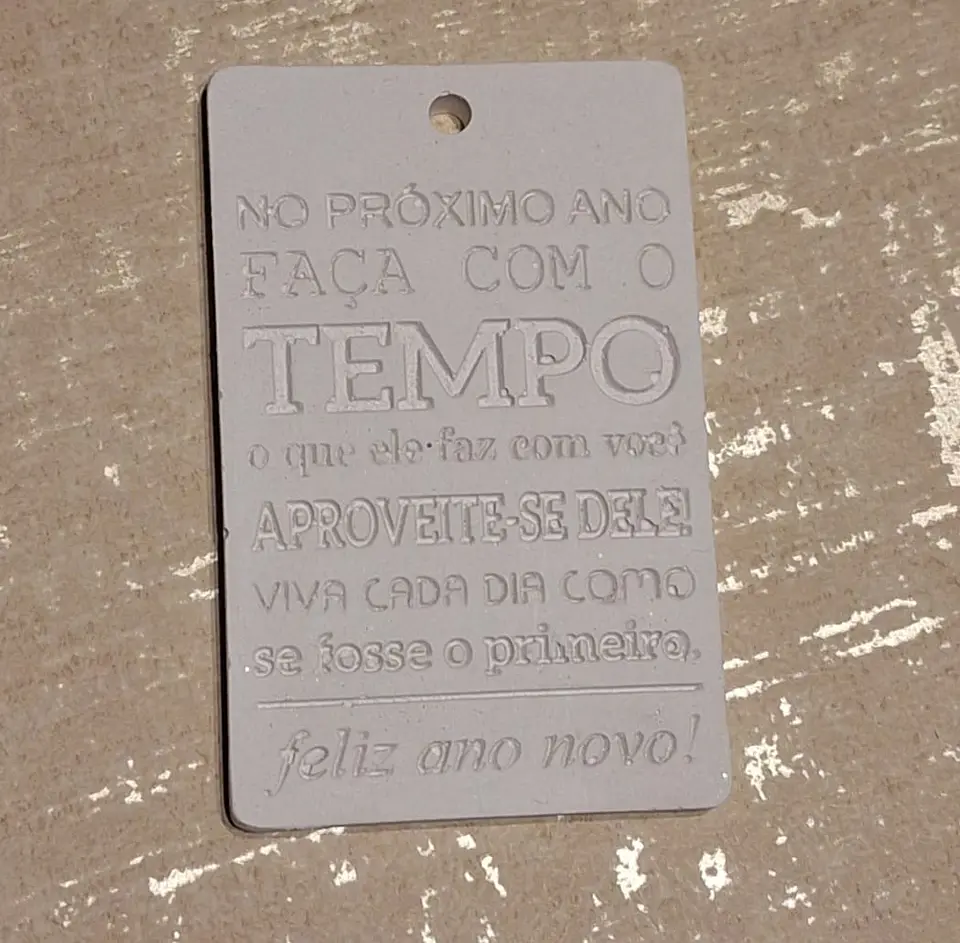 Plaquinha Faça com o Tempo - Pack 25 unid 1