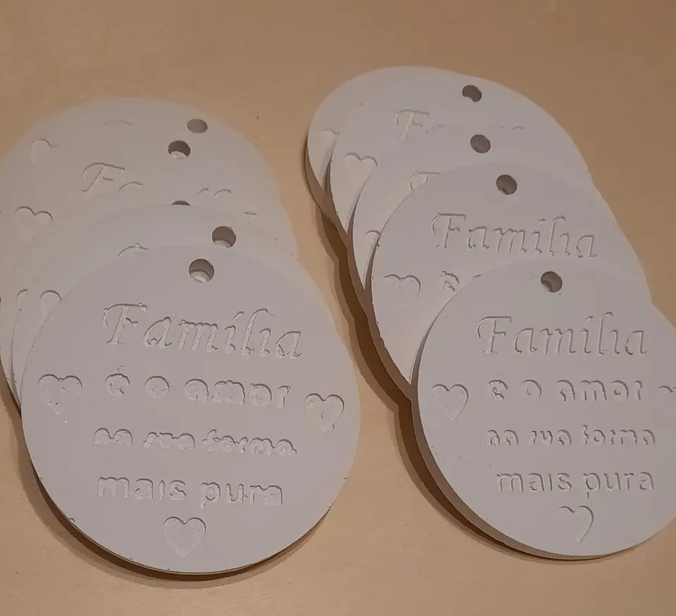 Medalhão gesso 
