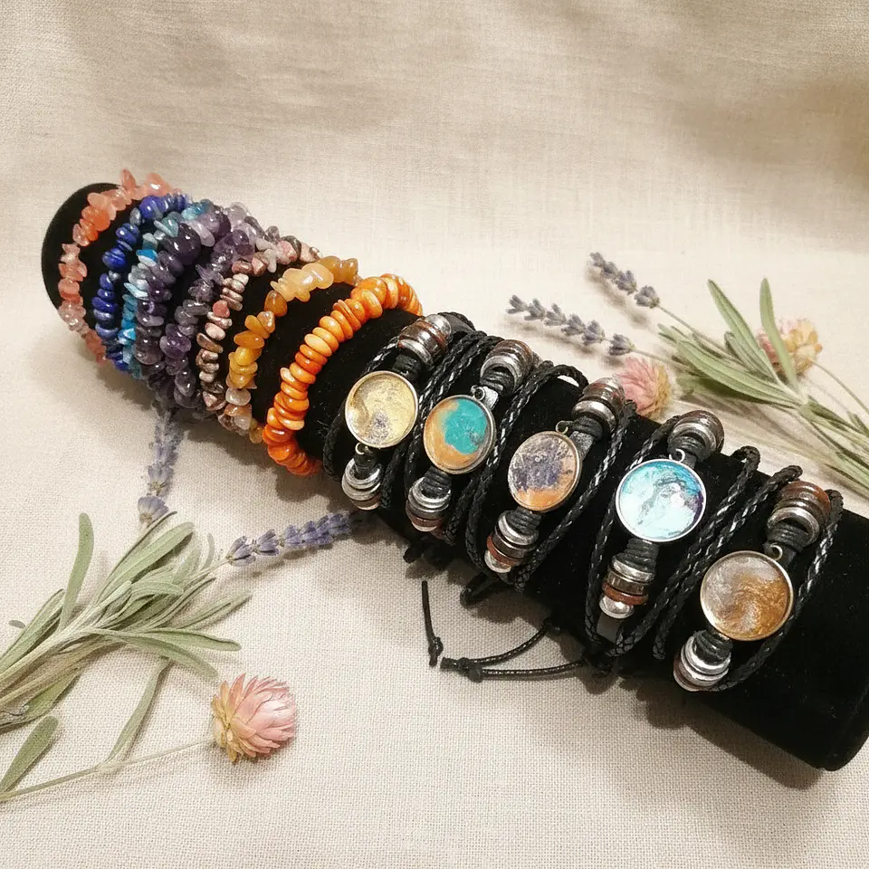 Pulseira Pedras Quartzo Cereja 2