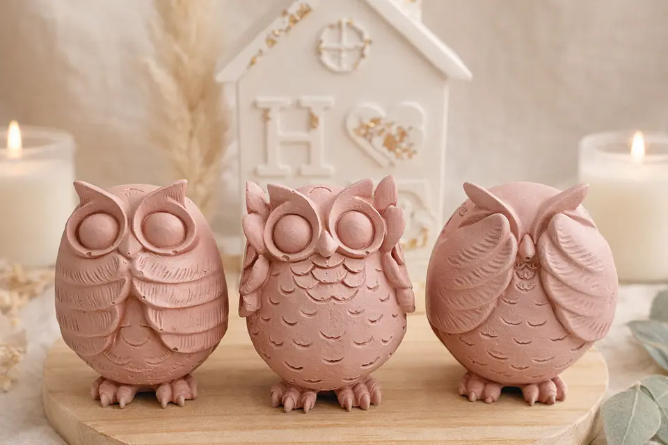Giftbox Owls in Home 1
