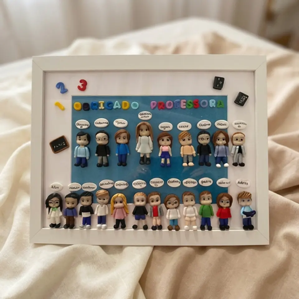 Quadro Finalistas em biscuit 2