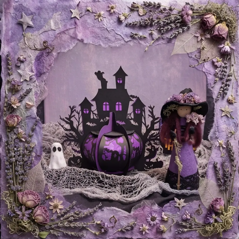 Halloween Ritual Púrpura 1