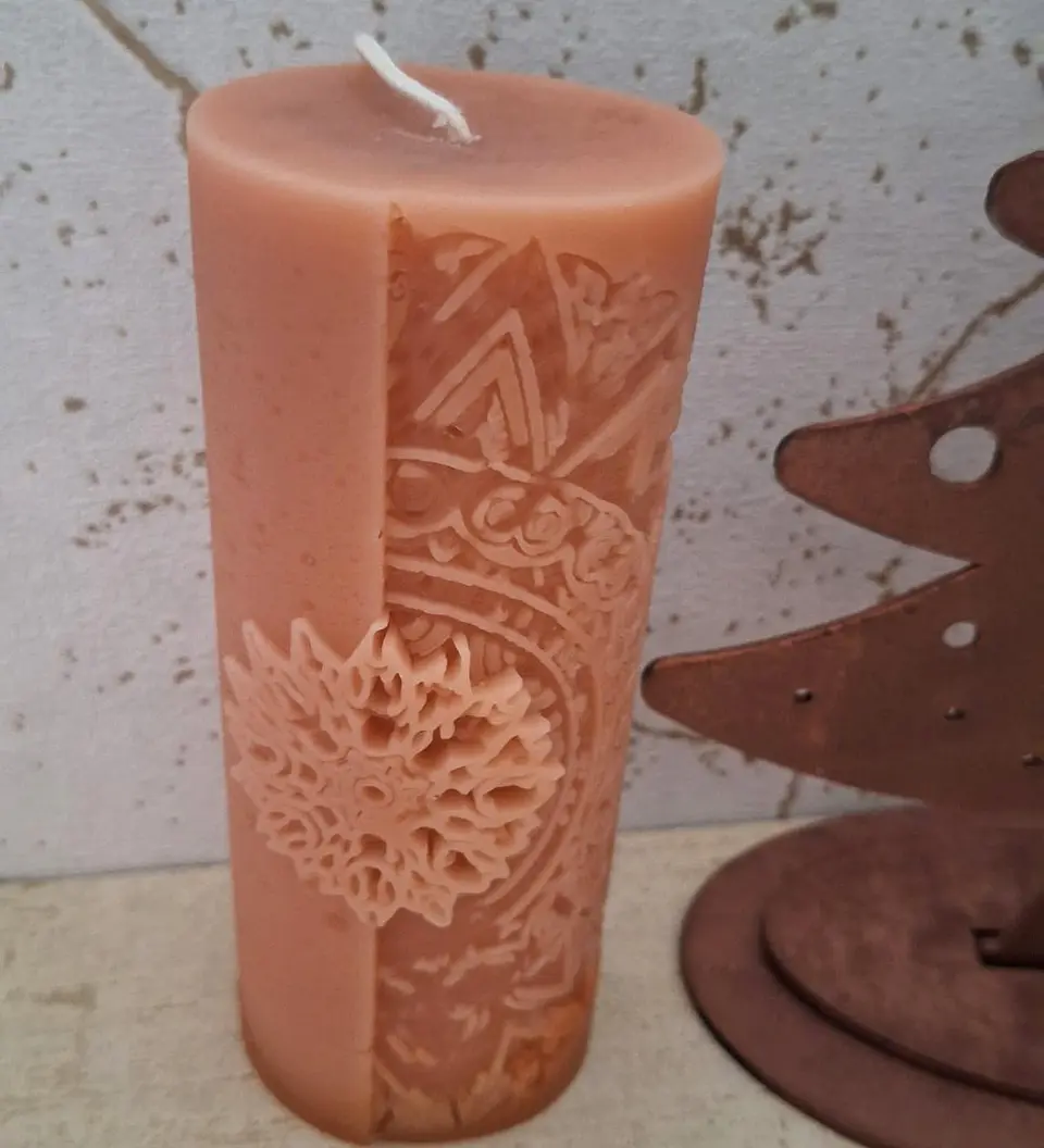 Vela Pilar Mandala Terra 3