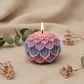 Vela Dália Rosa Azul Lilás - Thumbnail 3