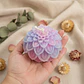Vela Dália Rosa Azul Lilás - Thumbnail 1