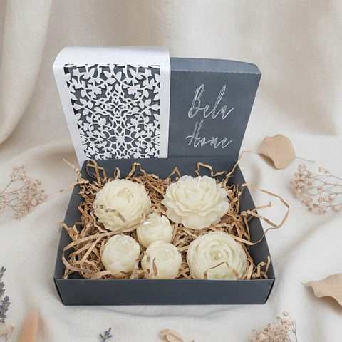 Velas Peônias perfumadas - Edição Bela Home
