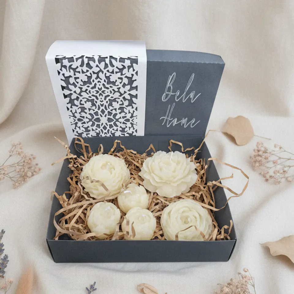 Velas Peônias perfumadas - Edição Bela Home 1