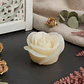 Vela Rosa Vitória Natural - cera mineral - Thumbnail 3