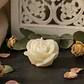 Vela Rosa Vitória Natural - cera vegetal - Thumbnail 3