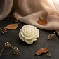 Vela Rosa Anne Natural - cera mineral - Thumbnail 4