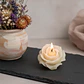 Vela Rosa Anne Natural - cera vegetal - Thumbnail 4