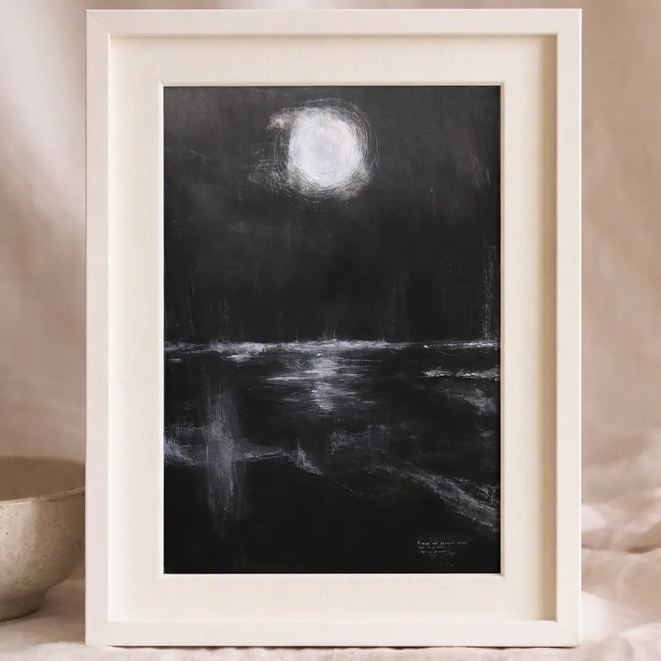 Retorno Sempre a esta Praia | Pintura Original Andreia Mestre 1