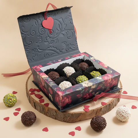 Caixinha Presente para Brigadeiros – 6 Doces