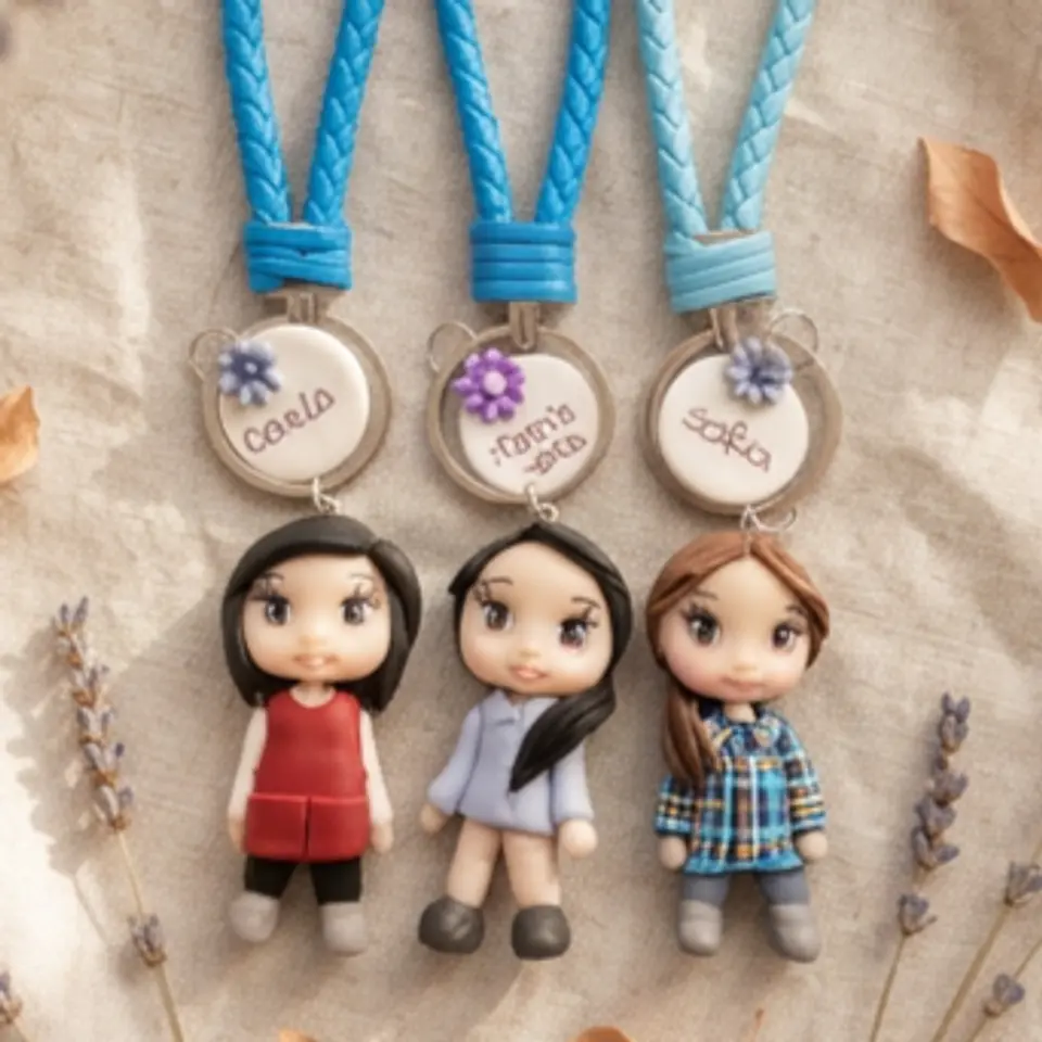 Porta Chaves Personalizados em biscuit 1