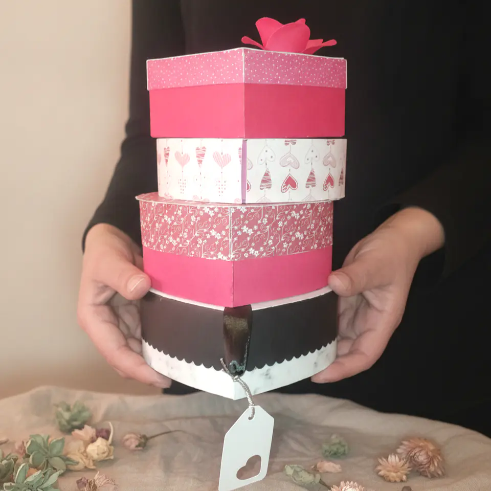Giftbox | Caixa Cabaz Coração 1