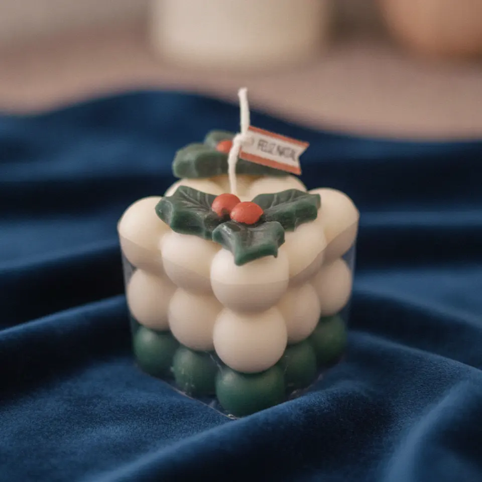 Vela Bubbles de Natal 5