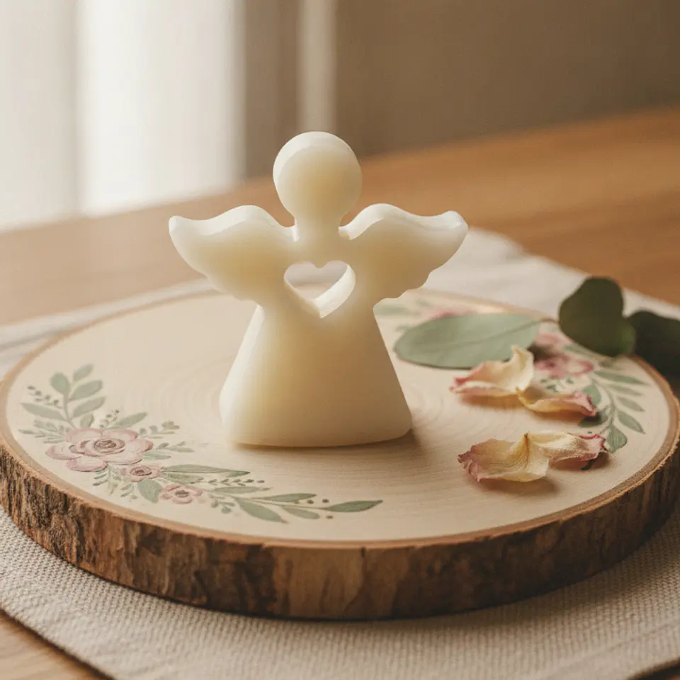 Vela Anjo Coração 1
