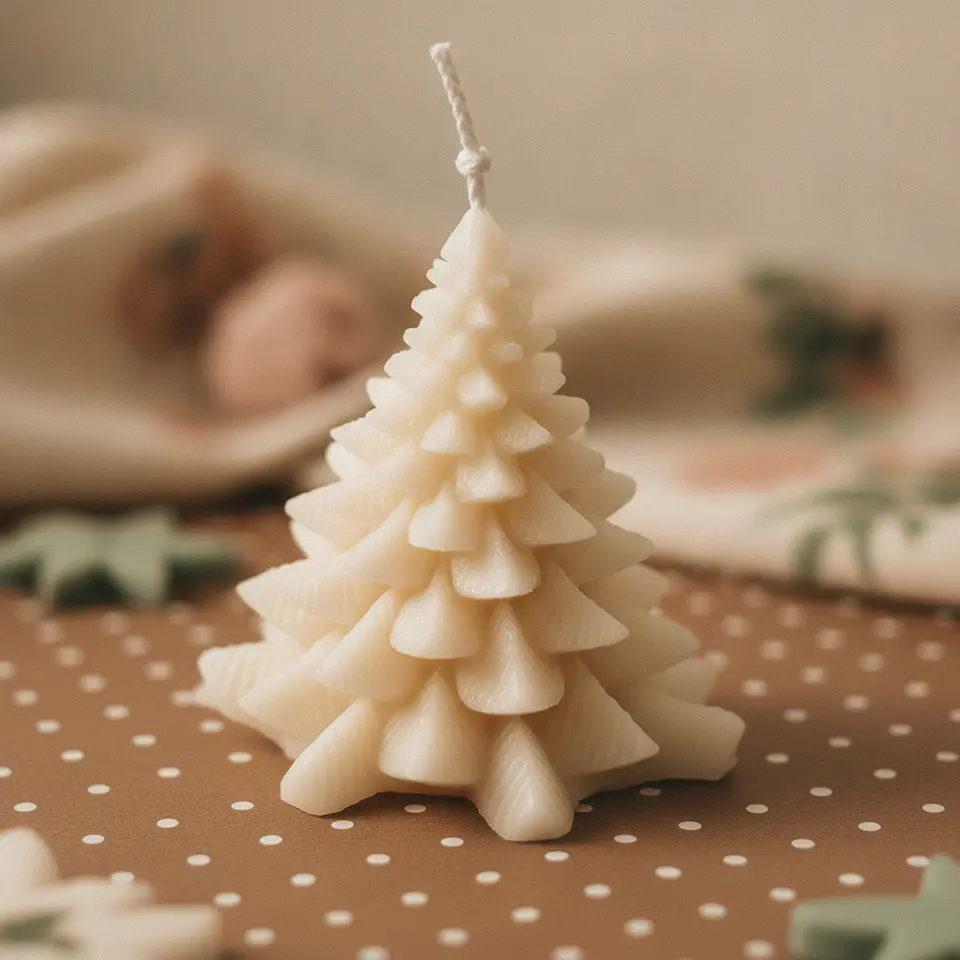 Vela Pinheiro Abeto de Natal 5