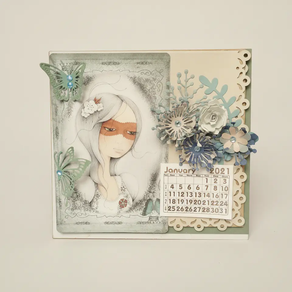 Calendário de Mesa Mirabelle Santoro 8