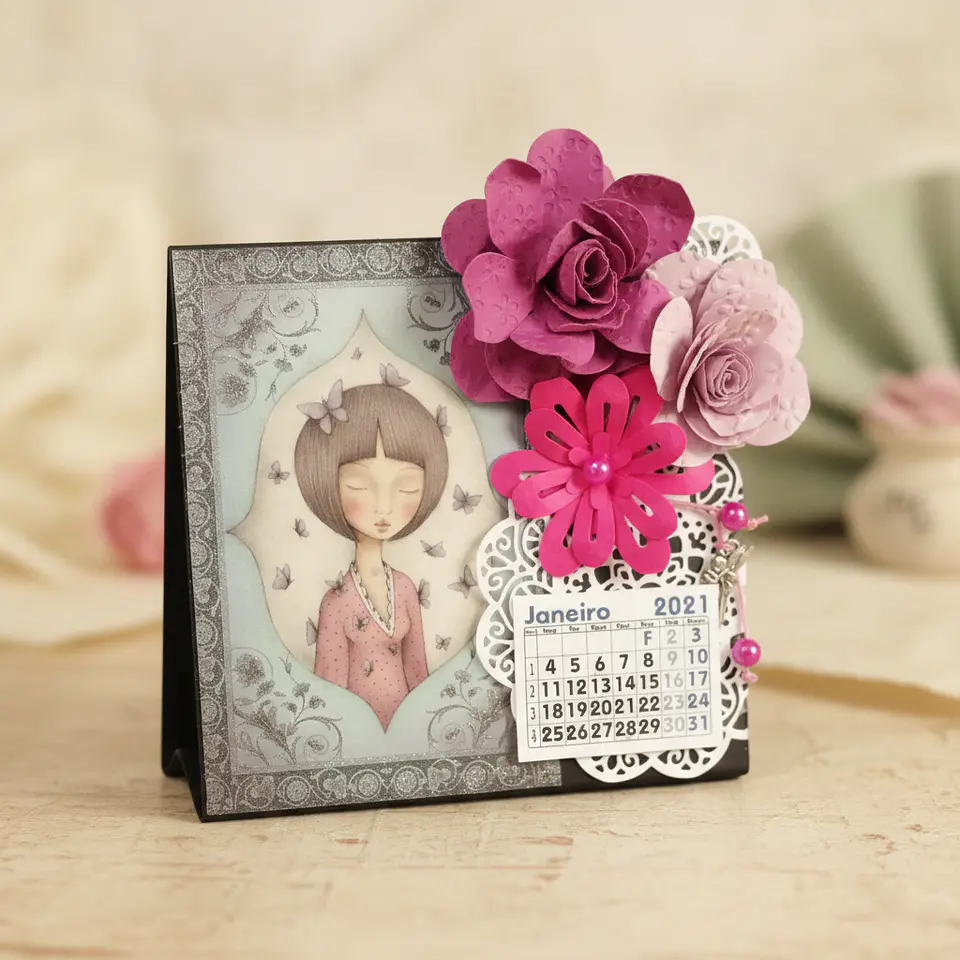 Calendário de Mesa Mirabelle Santoro 9
