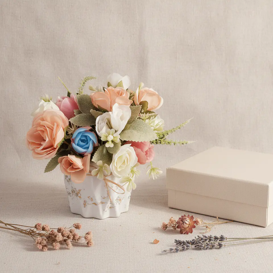 Bouquet de Flores em Cera Perfumada 2