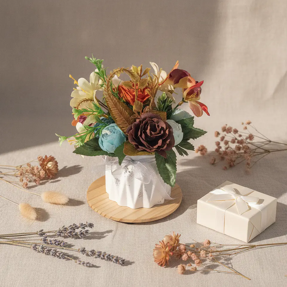 Bouquet de Flores em Cera Perfumada 4