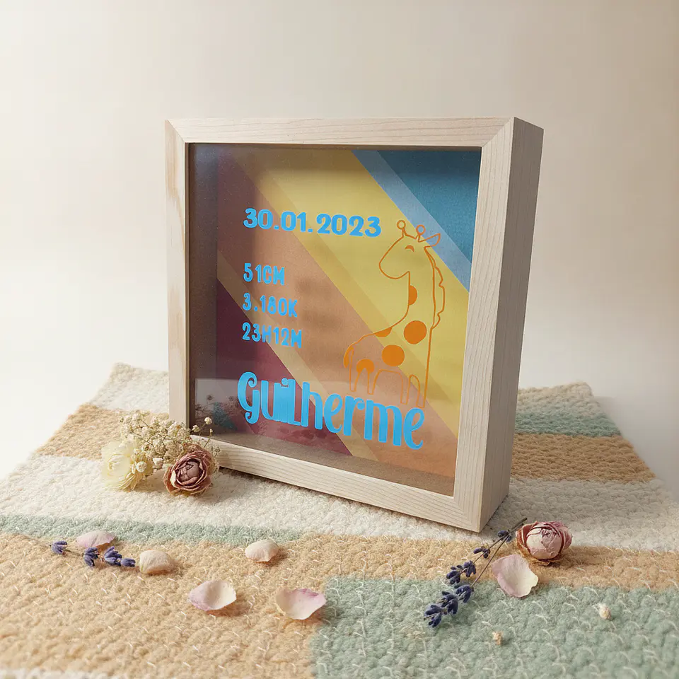 Mealheiro Quadro de Nascimento — Personalizado 5
