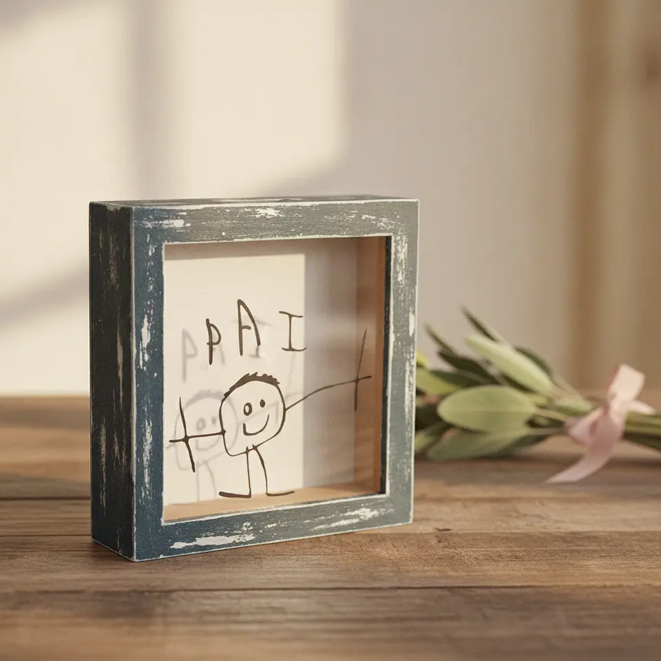 Mealheiro PAI Personalizado | O Primeiro Desenho 2
