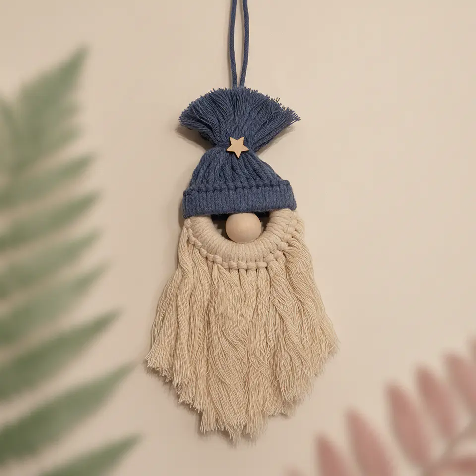 Gnomos Azul | macramé 4
