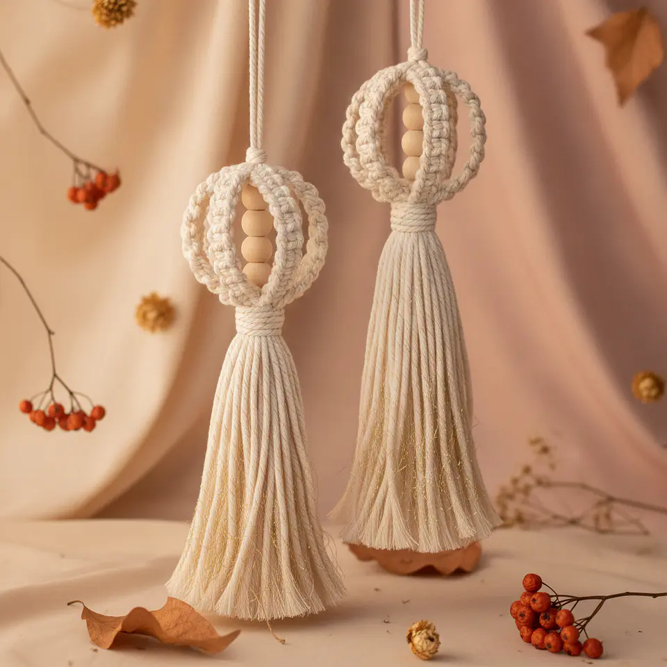Bola de Natal | macramé 2