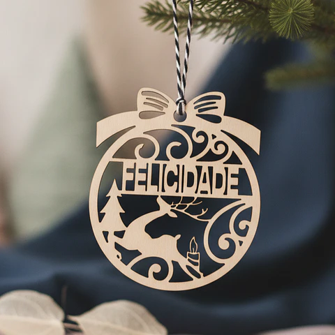 Bola de Natal Felicidade