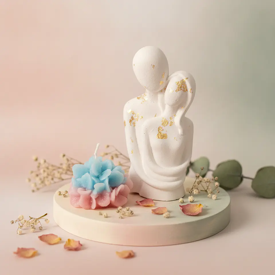 Estatueta Abraço com Amor 3