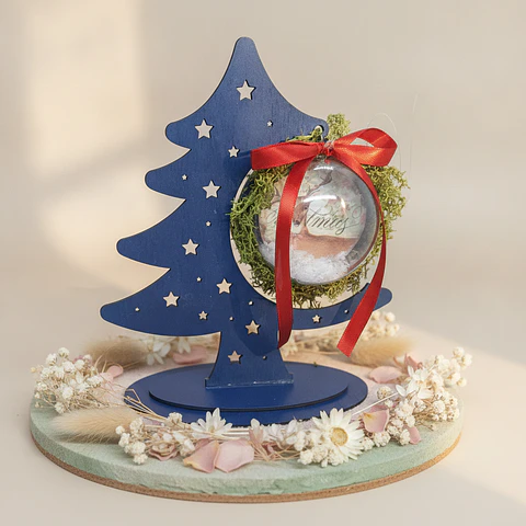 Árvore de Natal Azul Maria