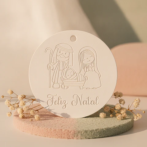 Pack Revenda — Medalhão Feliz Natal