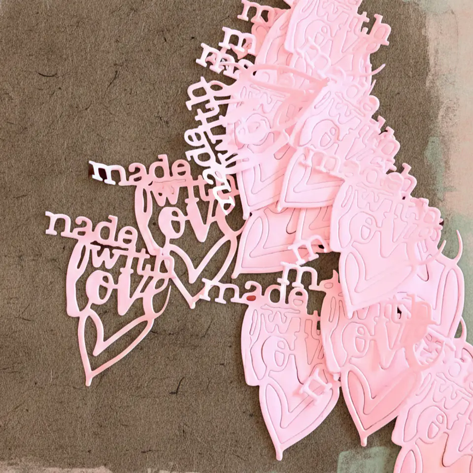 Pack Revenda — Etiqueta Autocolante Made with Love 2