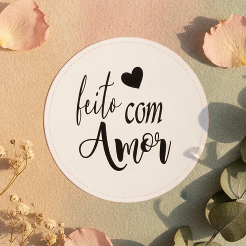 Pack Revenda — Etiqueta Autocolante Feito com Amor