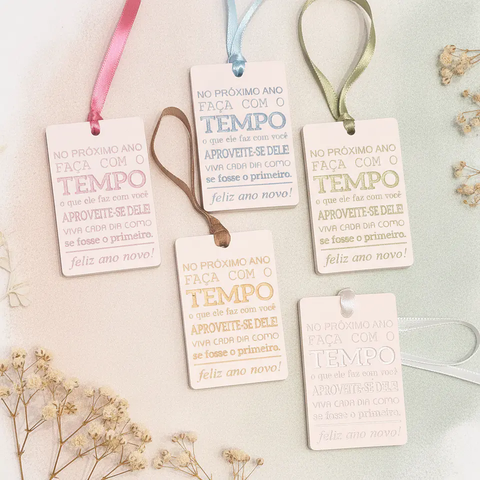 Plaquinha Faça com o Tempo 1