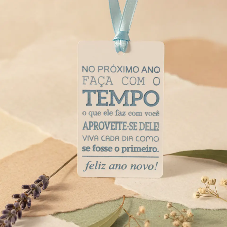 Plaquinha Faça com o Tempo 7