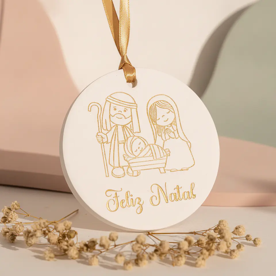 Medalhão Feliz Natal 1