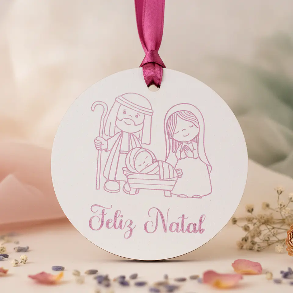 Medalhão Feliz Natal 2