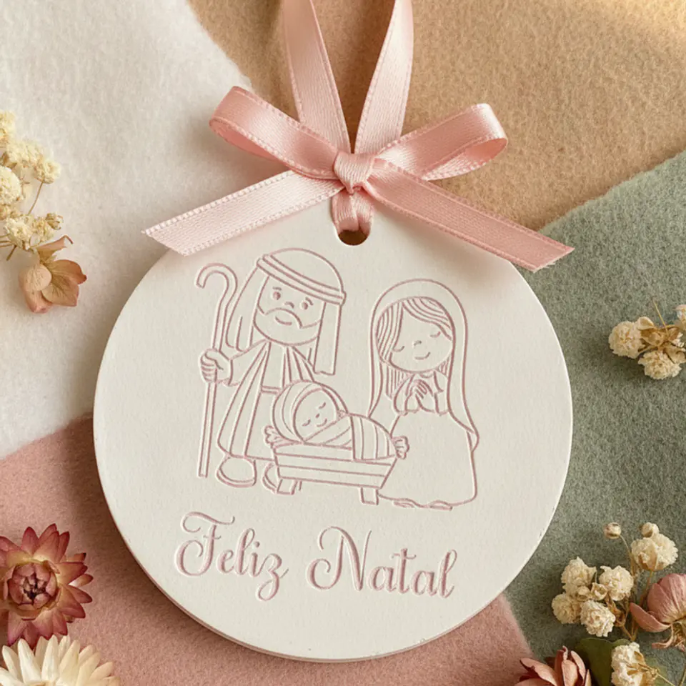 Medalhão Feliz Natal 3