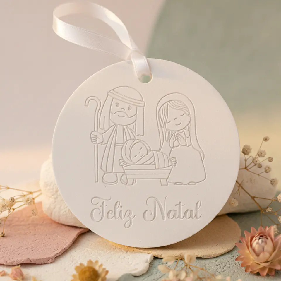 Medalhão Feliz Natal 4