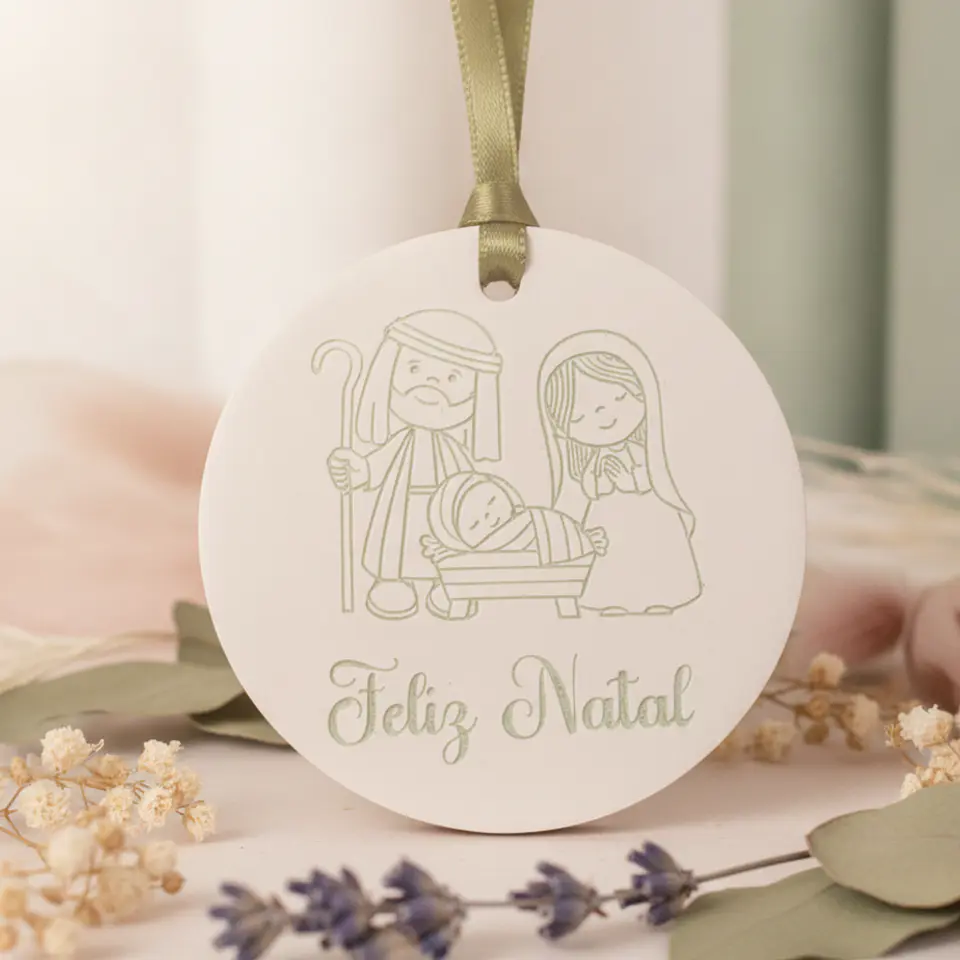Medalhão Feliz Natal 5