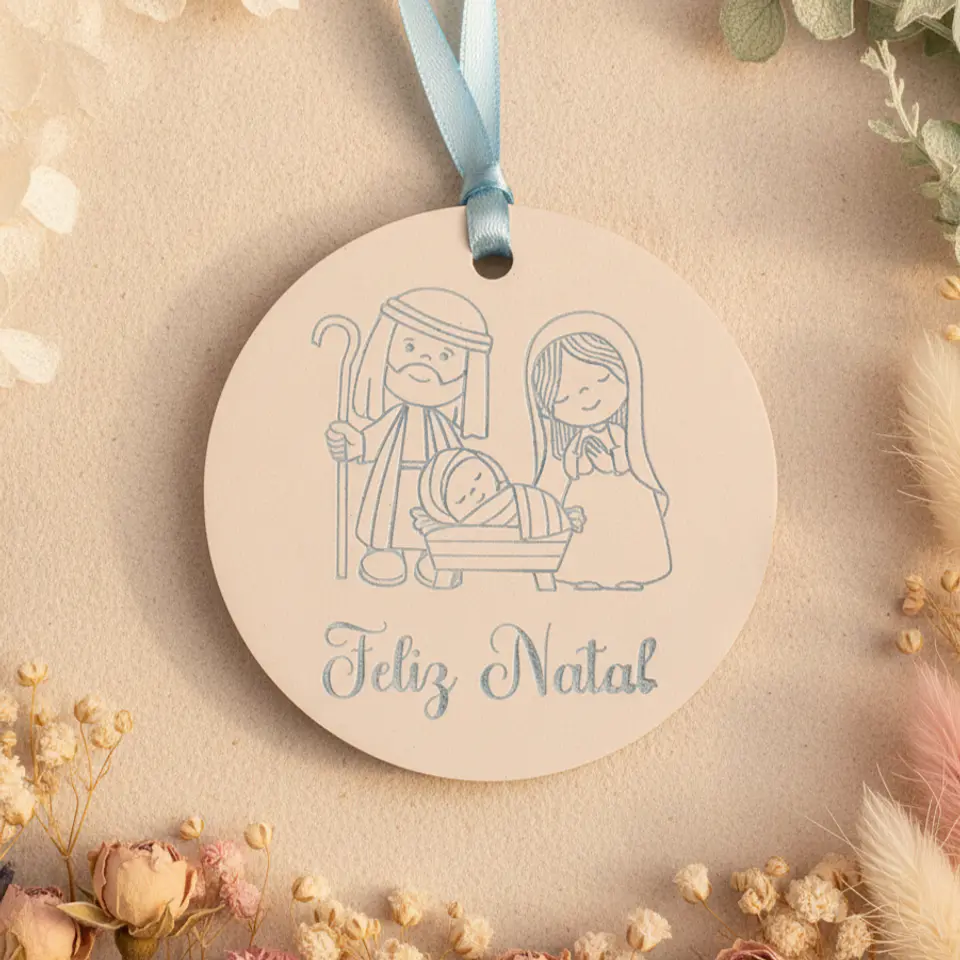 Medalhão Feliz Natal 6