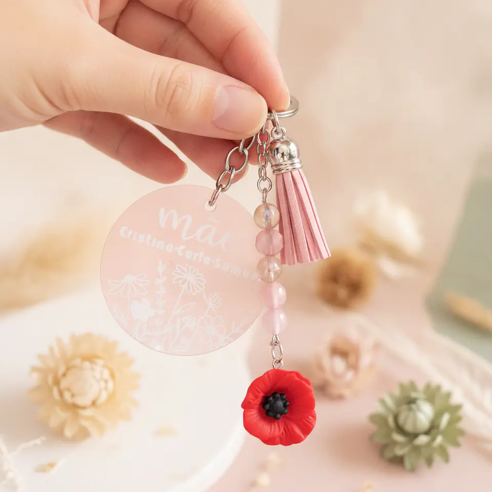 Porta Chaves edição Mãe - Personalizado Nome dos Filhos 11