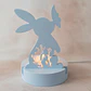 Coelhinho de Luz – Porta-Vela em Gesso Cerâmico - Thumbnail 4